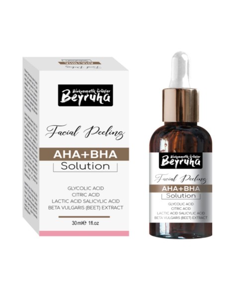 Beyruha Kozmetik Aha + Bha Solution Yüz Peeling Serum